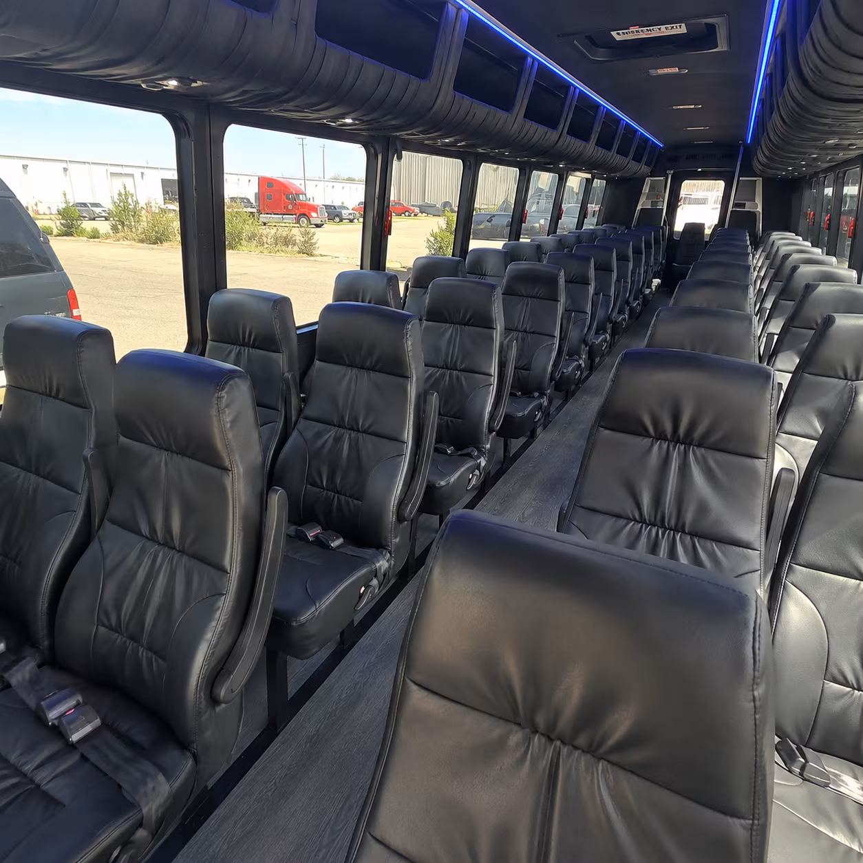 charter buses for large taylor wedding guest lists