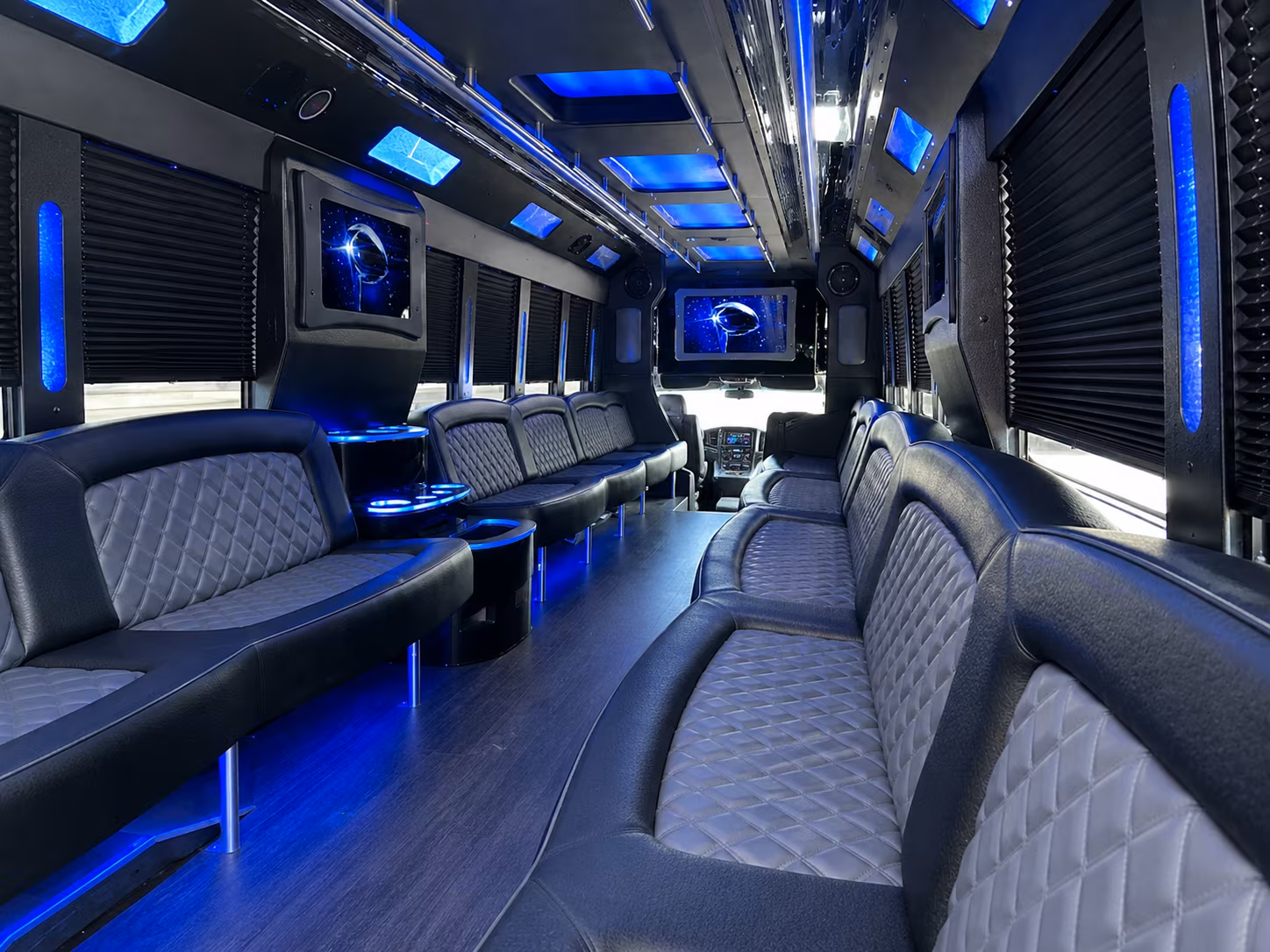 party buses for taylor wedding parties and bridal groups