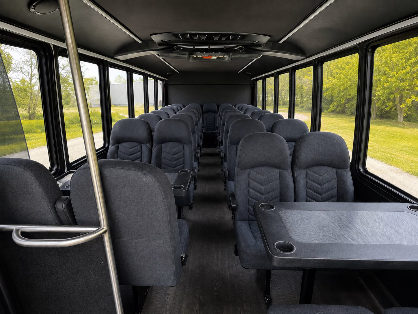taylor 15 passenger minibus inside
