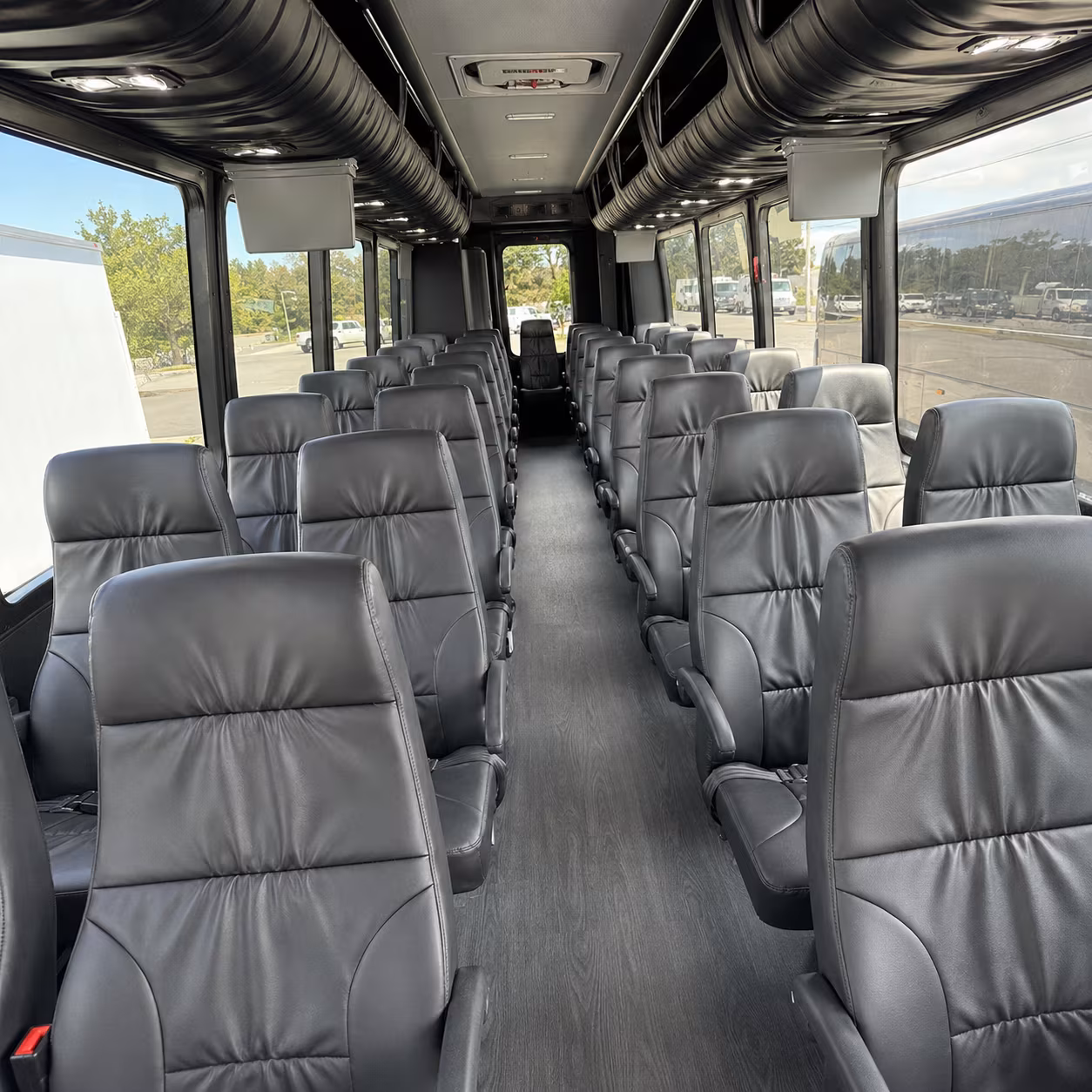 taylor 28 passenger minibus inside