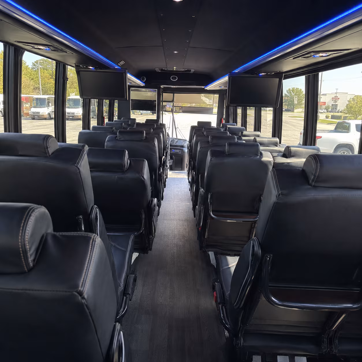 taylor 30 passenger minibus interior