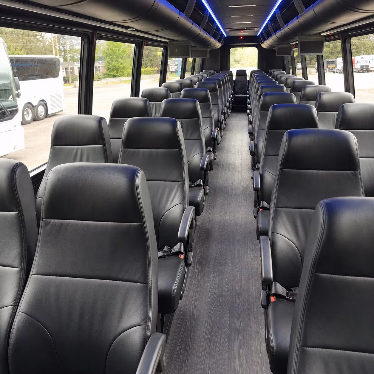 taylor 35 passenger minibus inside