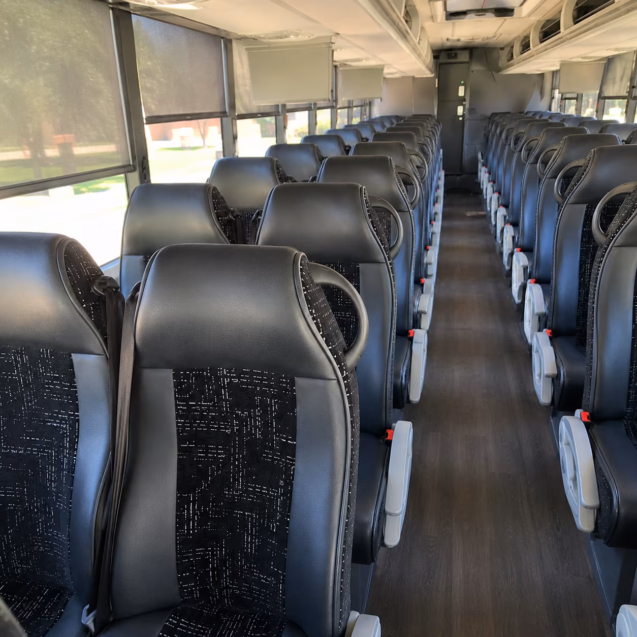taylor 56 passenger charter bus interior