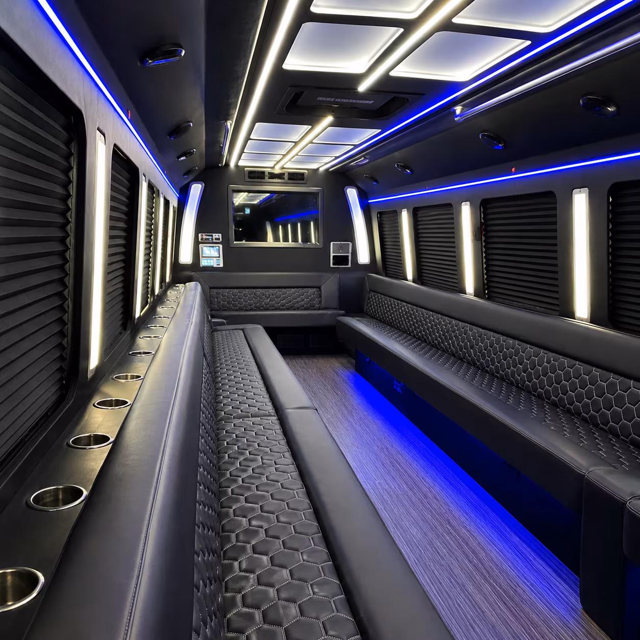 taylor party bus interior