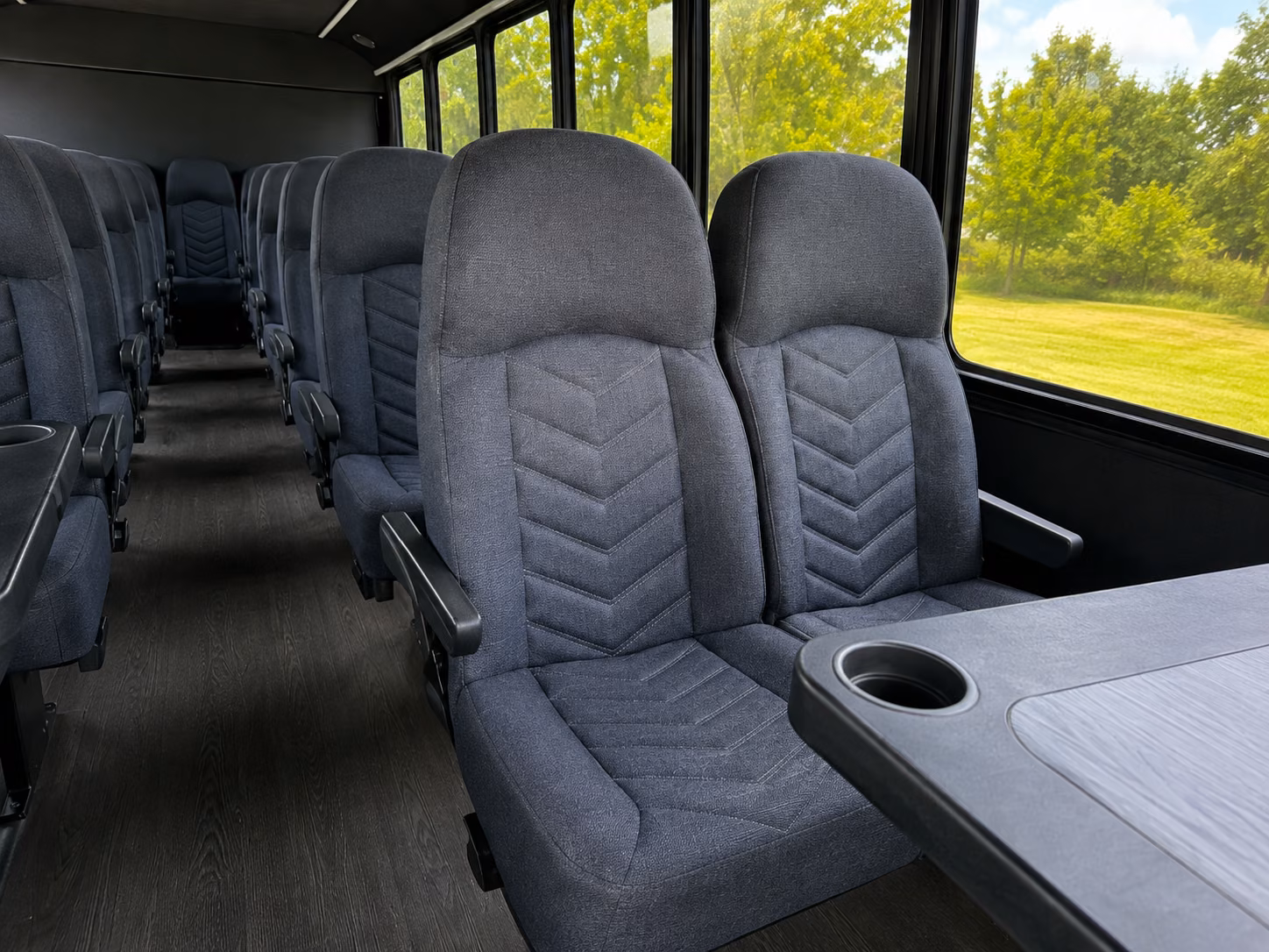 taylor private event transportation onboard seating