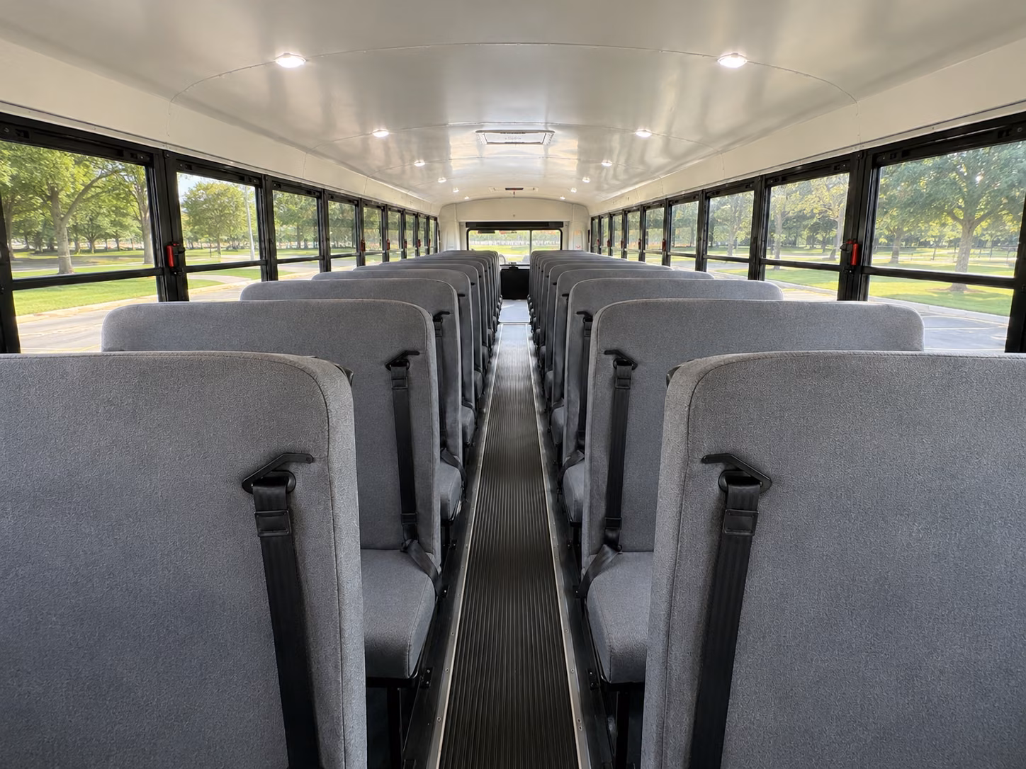 taylor school bus inside